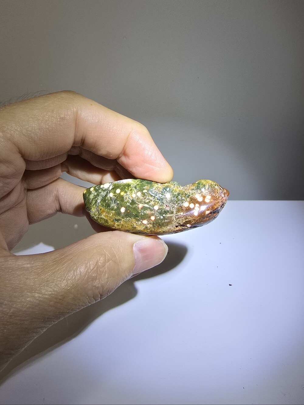 Wavellite in Matrix Polished Crystal Specimen #H